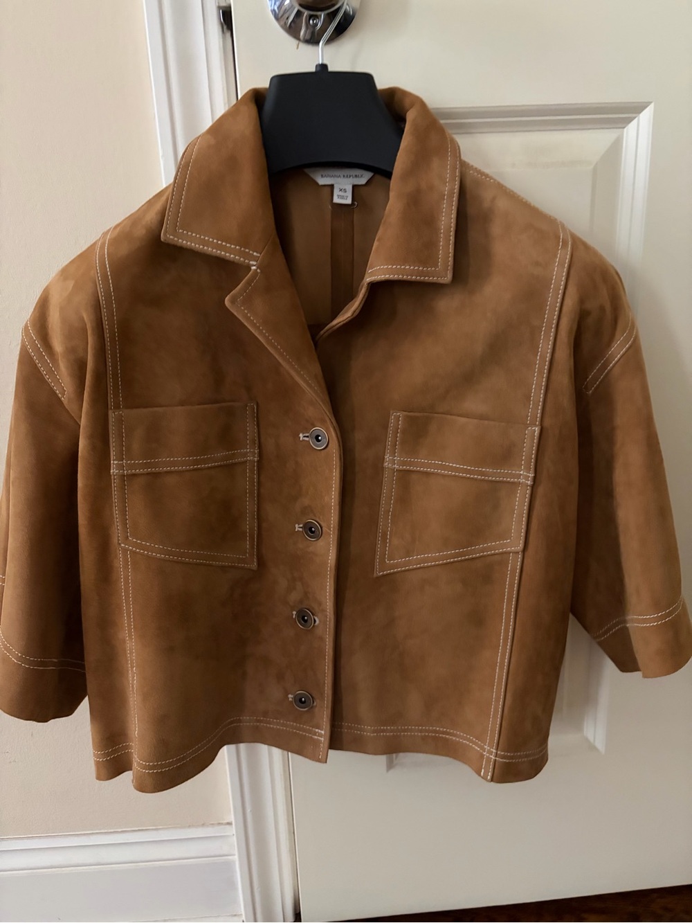 Gorgeous Brown Suede Short Jacket/top